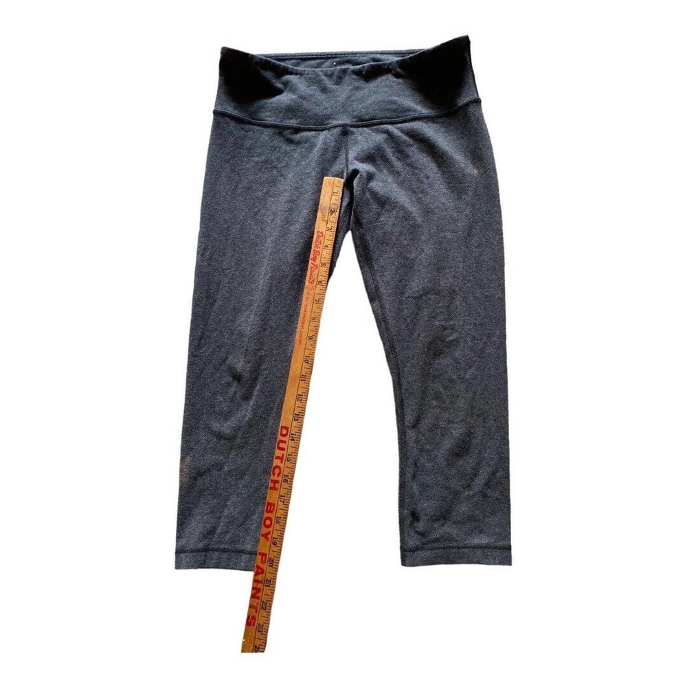Lululemon Leggings Women Size 10 Gray Crop Pant